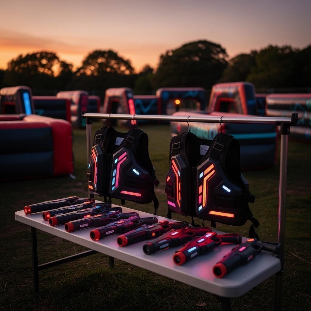 In Ihrer Umgebung ein mobiles Lasertag Event
