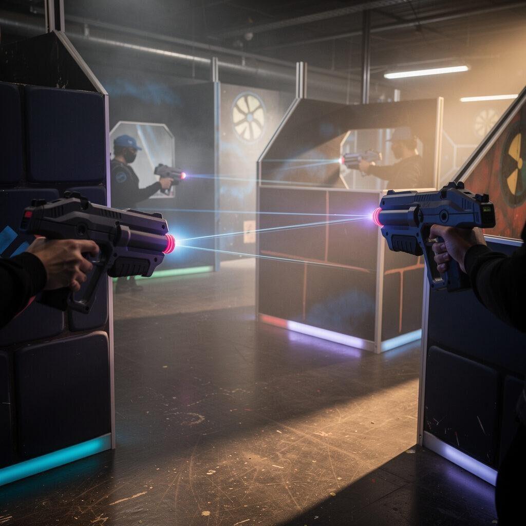 Warum ist Lasertag die bessere Paintball Alternative für Ihr Team? – OUTGUN Lasertag